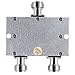 Lysignal Power Splitter 800-2500MHz Signal Divider with N Female Connector for Mobile Cell Phone Signal Booster Amplifier (2 Way)