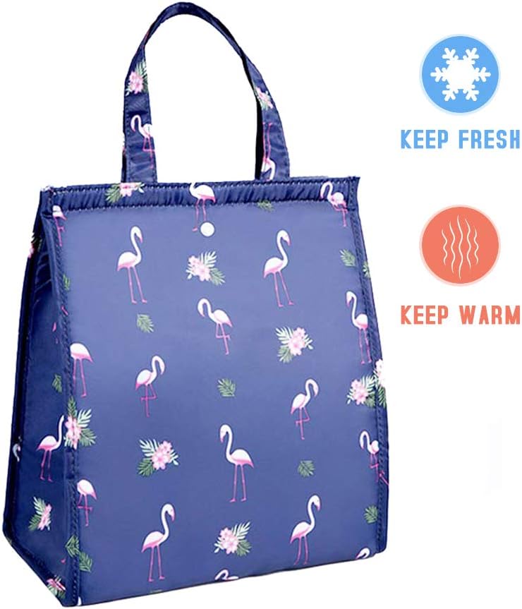 Lunch Bag,Insulated Lunch Bag Insulated Tote Bag Wide Open Cooler Bag Water-proof Thermal Leak-Proof Lunch Organizer Large Capacity