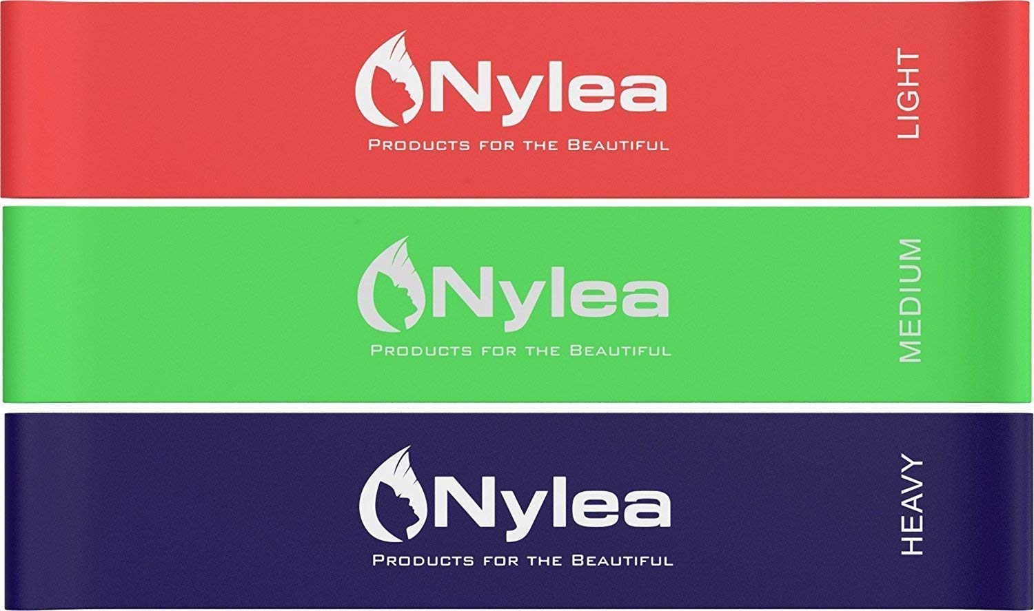 3 Pack Resistance Exercise Workout Bands [FREE TRAVEL BAG] 12\