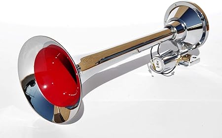 Amazon 音が聞ける Nakano ショート ビック ホーン 355ｍｍ 24v コンパクト 中低音 小スペース取付可能 ホーン 車 バイク