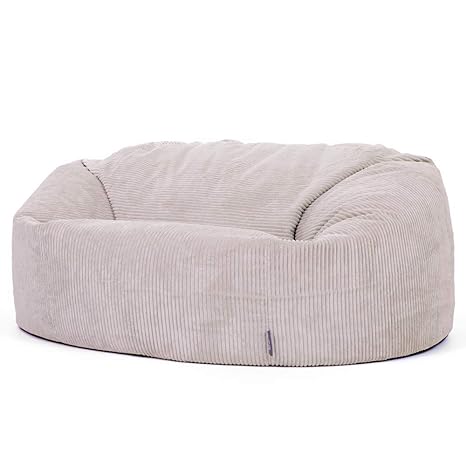Icon Soul Cord Loveseat Bean Bag Sofa Stone Extra Large Living