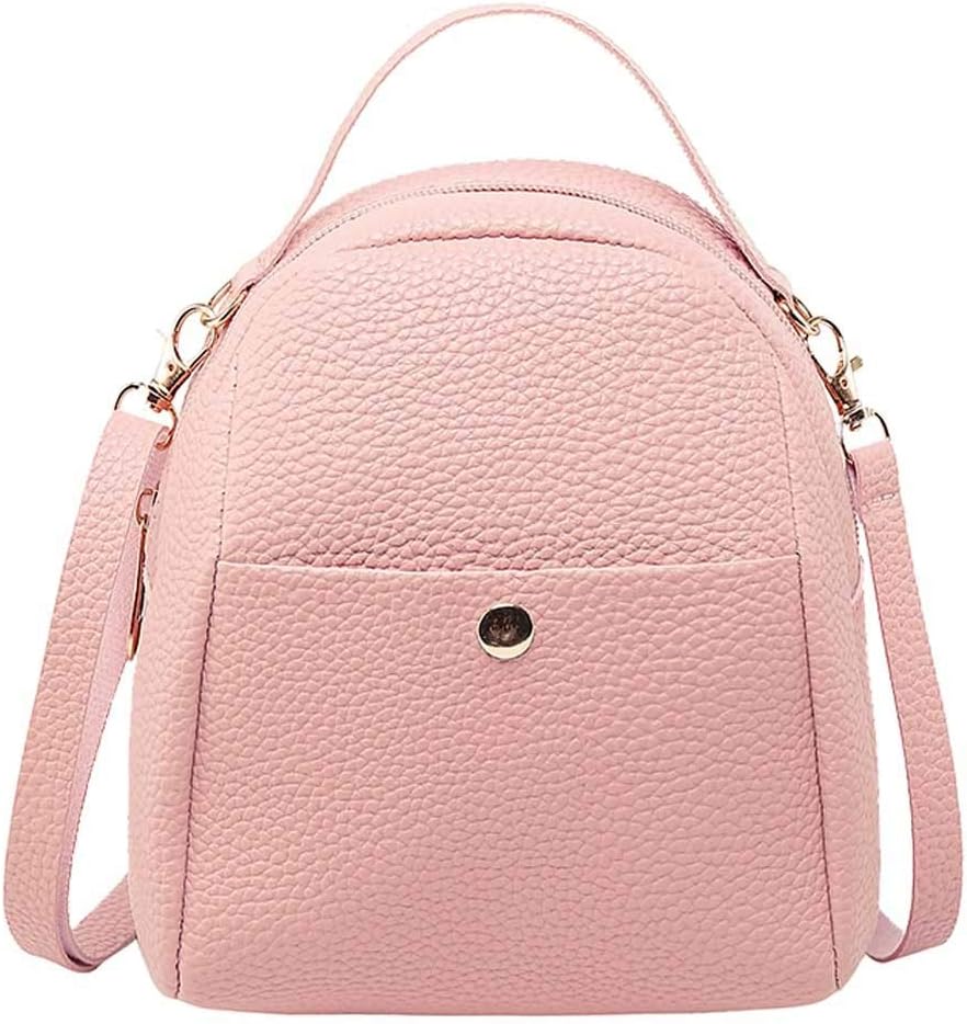 Lazzboy Bag Women Ladies Plain Small Mini Lightweight Backpack Daypack Purse Messenger Bags Mobile Phone Backpacks