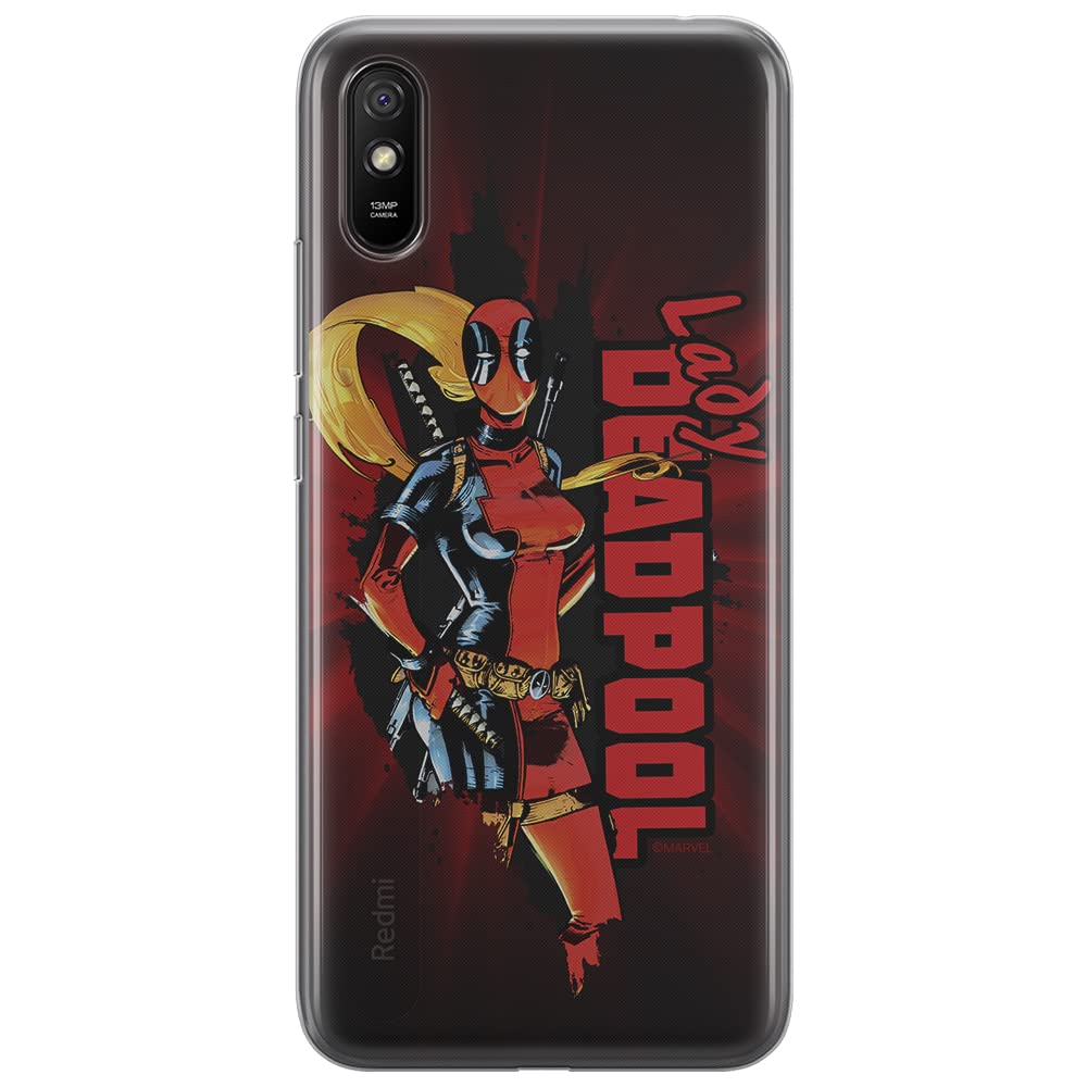 ERT GROUP mobile phone case for Xiaomi REDMI 9A original and officially Licensed Marvel pattern Deadpool 009 optimally adapted to the shape of the mobile phone, case made of TPU