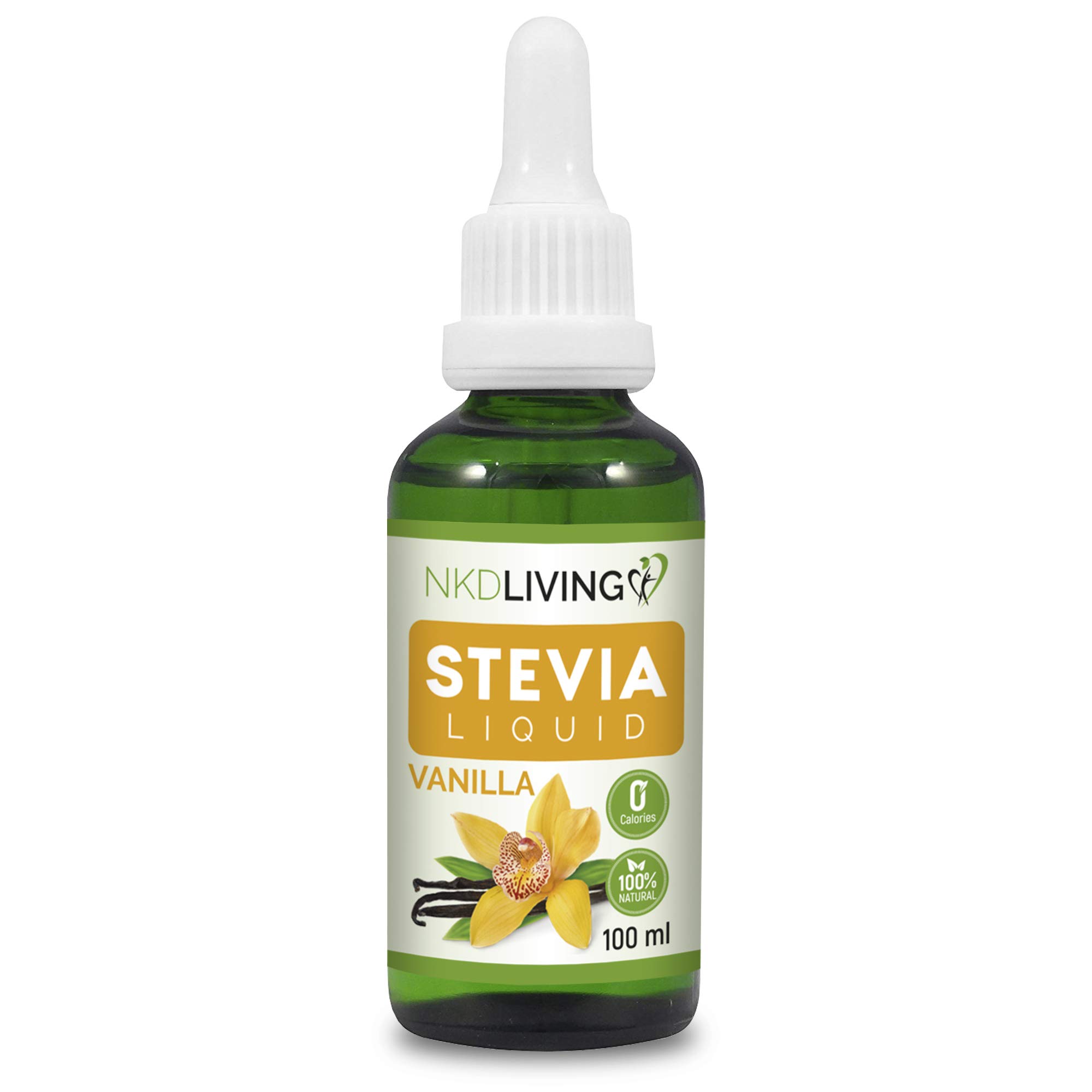 NKD Living Pure Stevia Liquid Drops (Vanilla 100ml)