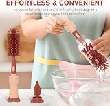 Vicloon 3 in 1 Silicone Bottle Cleaning Brush Red view 6
