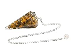 Tiger Eye Orgone Crystal Pendulums for Divination