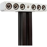 Polk Signature Elite ES35 Slim Center Channel Speaker - Hi-Res Audio Certified, Dolby Atmos & DTS:X Compatible, 1" Tweeter & (6) 3" Woofers, Dual Power Port for Effortless Bass, Elegant White-Washed