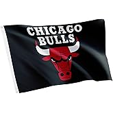 Desert Cactus Chicago Bulls CB Flag - 3 x 5 Feet Bulls Banner, Indoor/Outdoor Durable Fabric, 100% Polyester Design (Style J)