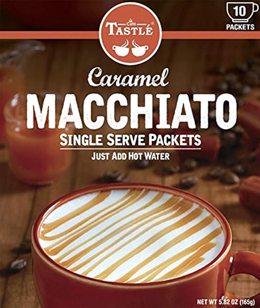 CAFE TASTLÉ SINGLE SERVE CARAMEL MACCHIATO COFFEE, 10 COUNT
