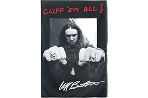 Metallica Cliff Burton Textile Poster Flag 42x28 inch