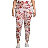 Watercolor Floral Plus Size Mid Rise Jegging