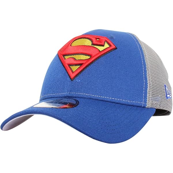Superman Logo Doré Coloris Noir New Era 59Fifty Casquette Ajustée-7 7/8 Ajustée