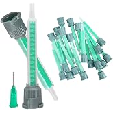 Mixing Nozzles Adhesive Cartridges Tip for 50ml Resin Mixer Adhesive Applicatior 16-Element, 3.6in, 1:1 &amp; 2:1 ratios(20 Pieces)