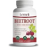Morvyn Lemeli Beetroot 1300mg,Beet Root Capsules, 60 Capsules | Pure, Non-GMO &amp; Gluten Free
