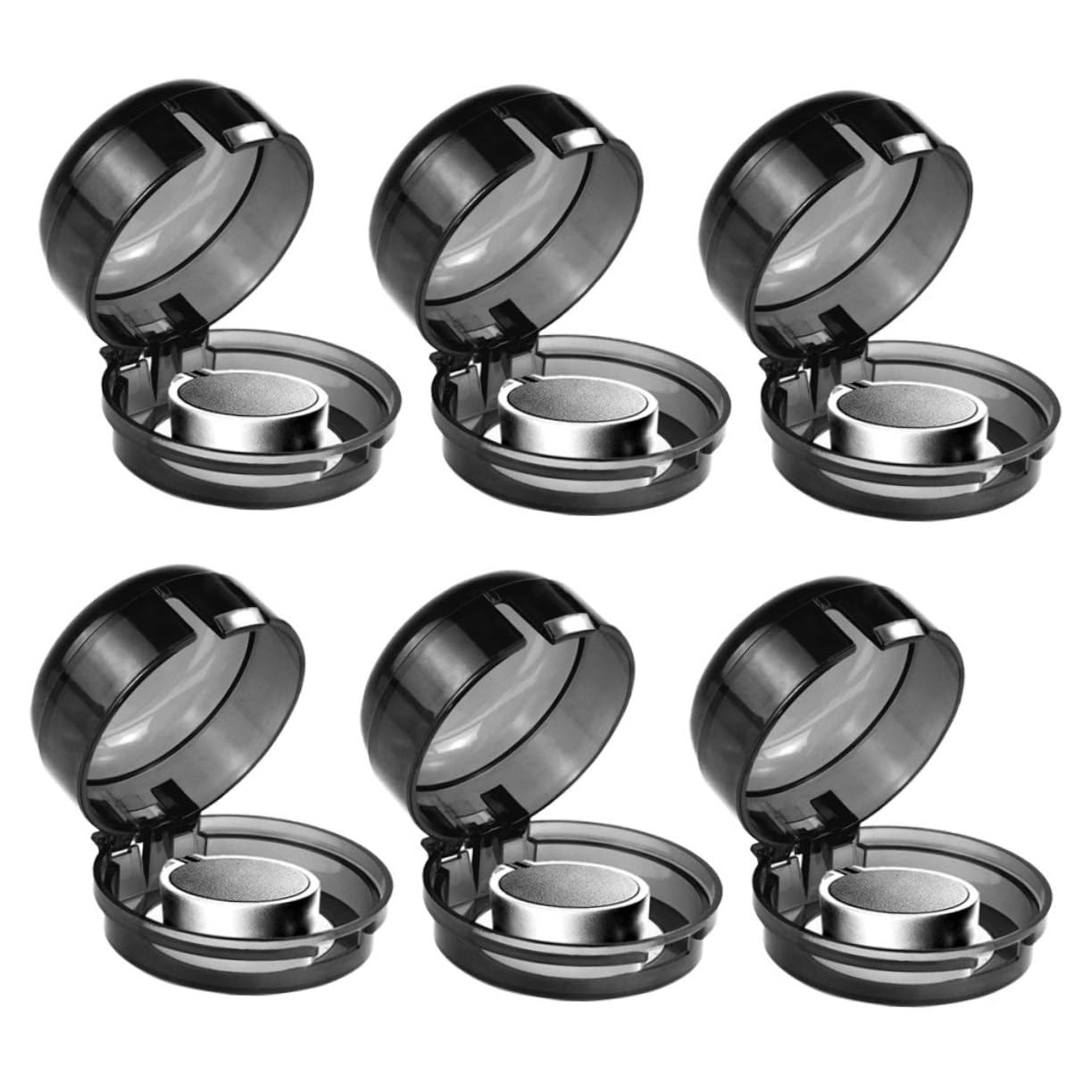Photo 1 of COOLHIYA 6Pcs Childproof Stove Knob Covers Safe Gas Oven Knob Protectors Safety Knob Covers for Gas Stoves Durable Stove Safety Knobs Easy Install Safety Accessories