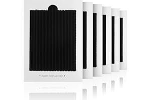 StLiSuYmx 6-Pack Premium Refrigerator Air Filter Replacement, Carbon Activated Filter Compatible with Frigidaire PAULTRA Pure Air Ultra and Electrolux EAFCBF Fridge for 242047804, 242047801, 242061001