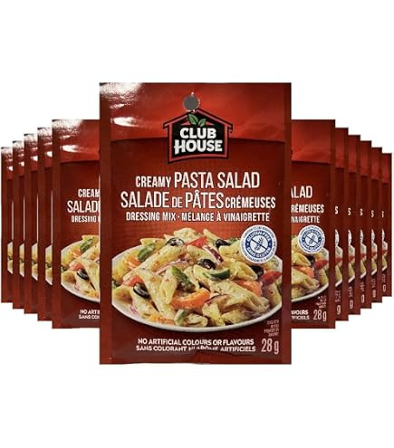 Club House, Dry Sauce/Seasoning/Marinade Mix, Pasta Salad, 28g, Case Pack 12 Count