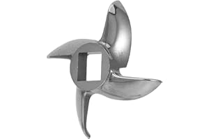 AUTSUPPL Meat Grinder Stainless Steel Cutter Replacement 0.47inch Square Hole Blade 2.48inch Diameter