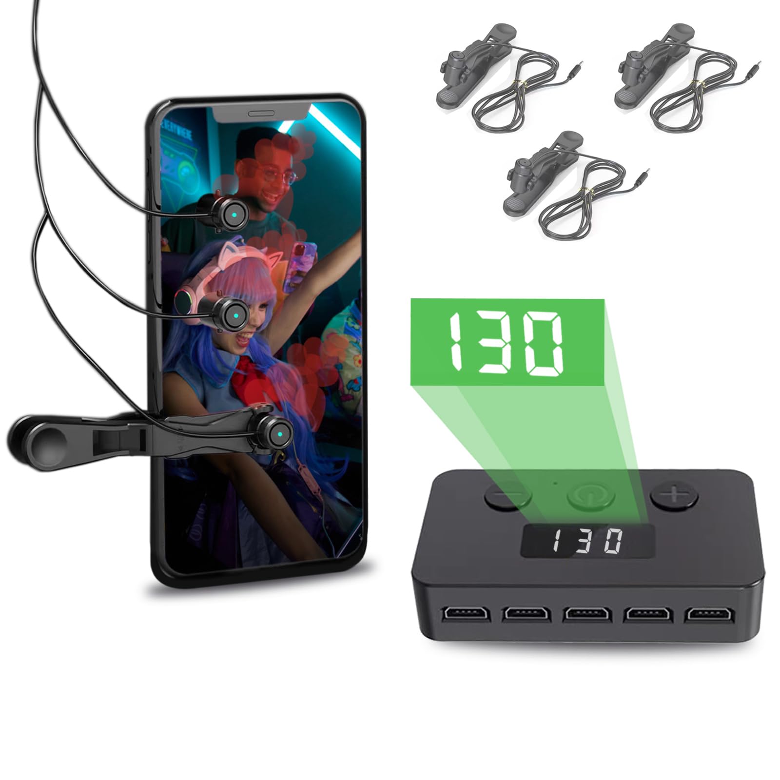 Photo 1 of Auto Clicker for iPhone iPad, Simulated Finger Continuous Clicking, Phone Screen Device Speed Clicker for Android IOS, Adjustable Automatic Physical Tapper,Suitable for Games, Live Broadcasts?1 Second Fastest 30 Times?