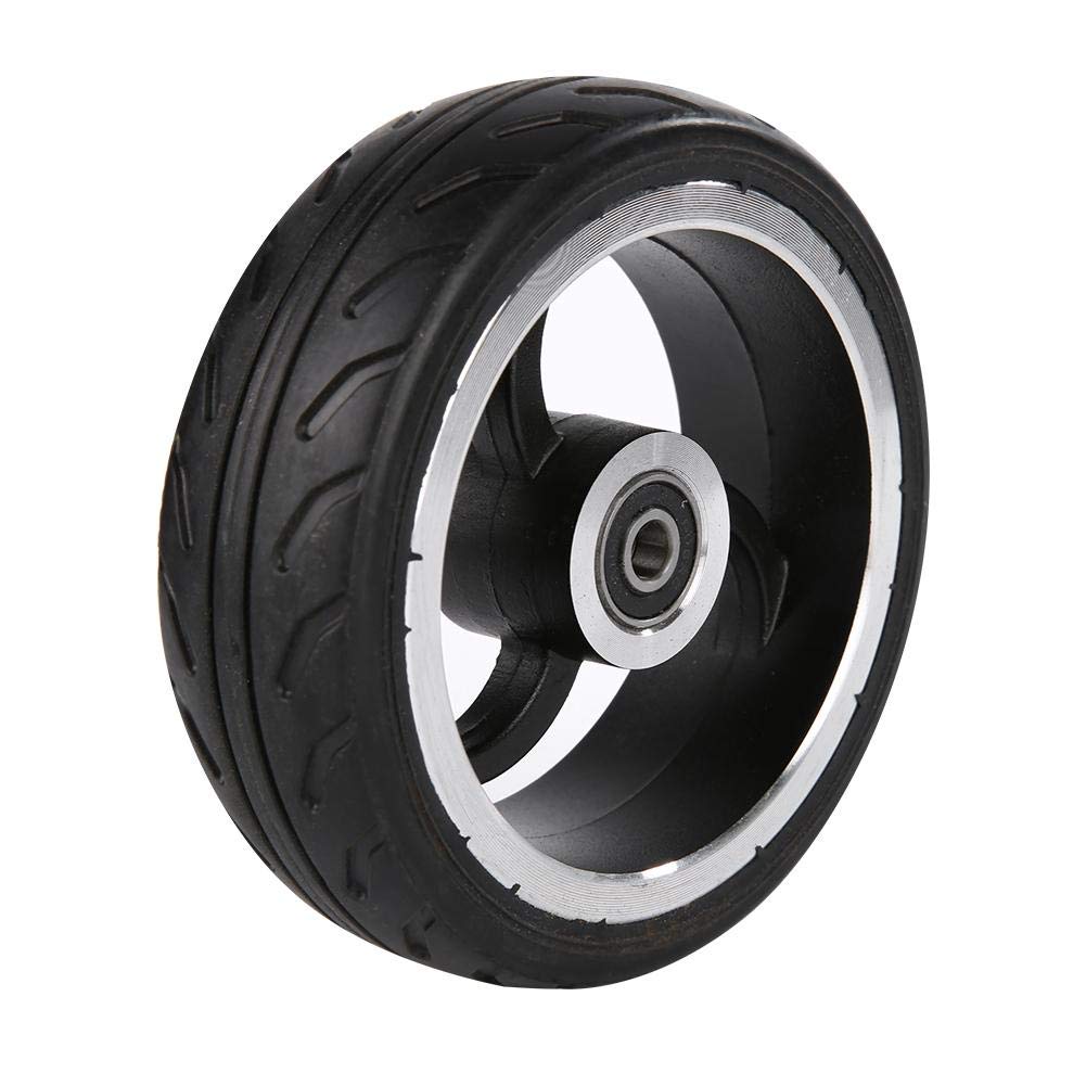 Alomejor 5inch Mini Folding Electric Scooter Rear Wheel Replacement Solid Scooter Wheel Tyre for Electric Scooter