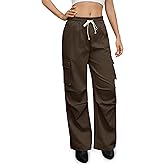 CAENP Women's Business Casual Trousers Pocketed Workwear Pants Women's High-Waisted Formal Wide-Leg Pants