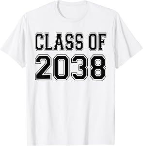 Class of 2038 Grow with me T-Shirt