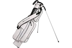 Orlimar Pitch 'N Putt Elite Synthetic Leather Sunday Golf Bag with Stand