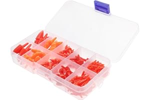 PLAFOPE Christmas Snowman Nose Accessories DIY Craft for Boys and Girls 160pcs Plastic Nose Making Toys for Xmas Decorations