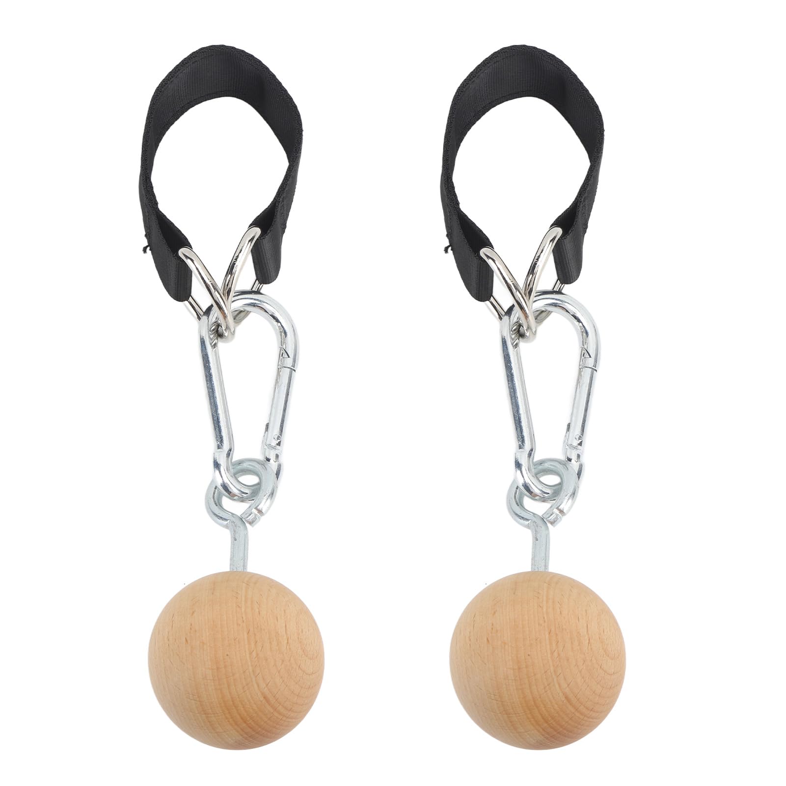 HELEVIA Wooden Pull Up Balls Rock Climbing Holds Training Set Arm Strength Trainer Pull Up Ball