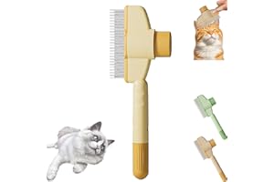 Zenbrush Cat Comb, Zenbrush - Removes Fur & Relieves Pain, Zen Brush For Cats, Avatore Zenbrushs Self-Cleaning Pet Flea Groom