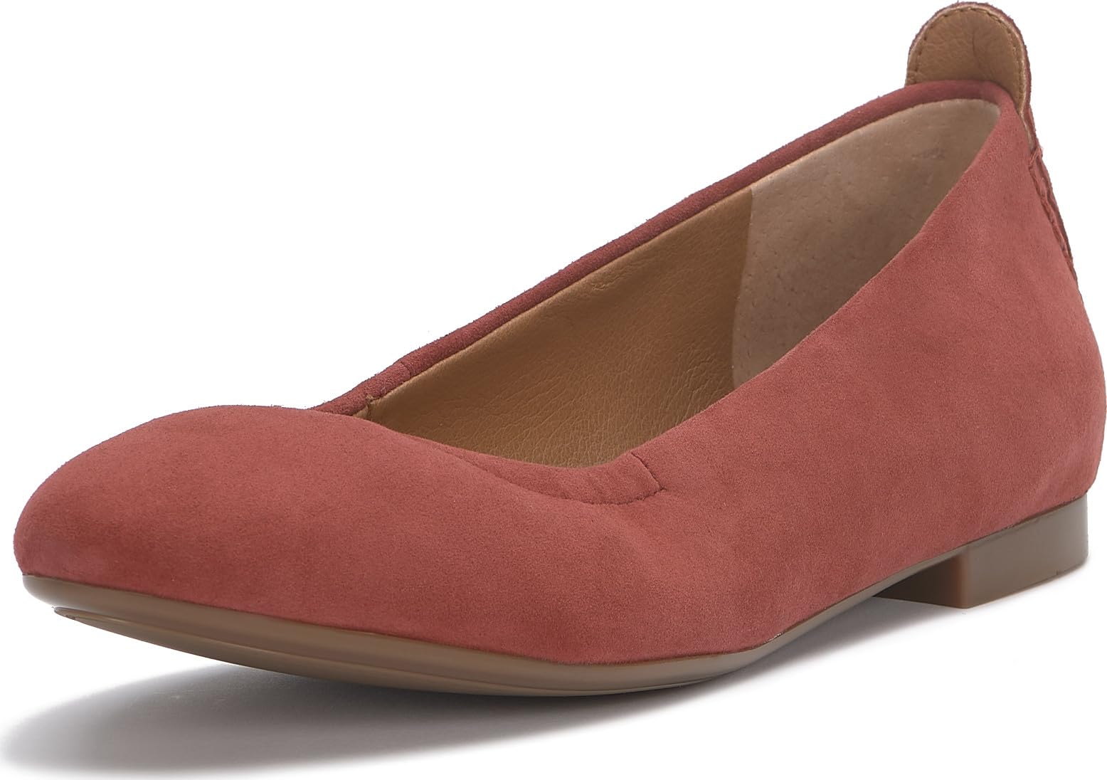 Lucky Brand Caliz Ballet Flat, Tibetian Red, 10
