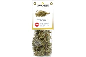 Oregano, Dried Sicilian Oregano on the Stem, Product of Italy, 1.4 oz (40 g), All Natural, Non-GMO, Product of Italy, L'Oro del Sud