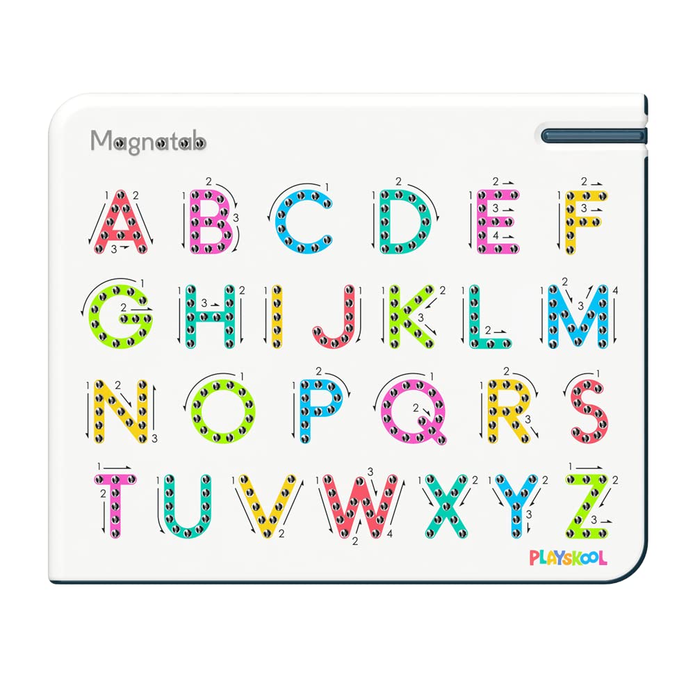 Playskool Magnatab A to Z Uppercase - Sensory Drawing Tool - Letters - Ages 3+