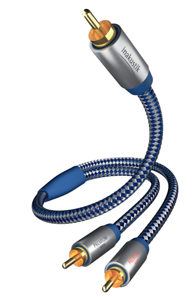 In-akustik Premium II Audio Y-Subwoofer Cable 2 m