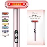 Beuwe Microcurrent-Facial-Device,Face Massager for Skin Care,7 Colors Microcurrent LED Light Therapy,Skin Rejuvenation Light