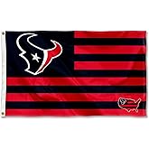Houston Texans USA American Nation Stripes 3x5 Grommet Flag