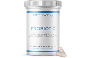 Revive MD Probiotics for Women & Men (30 Vegetarian Capsules) - Probiotics for Digestive Health Support Nutrient Absorption - Gut Health Supplements with Probiotic Blend
