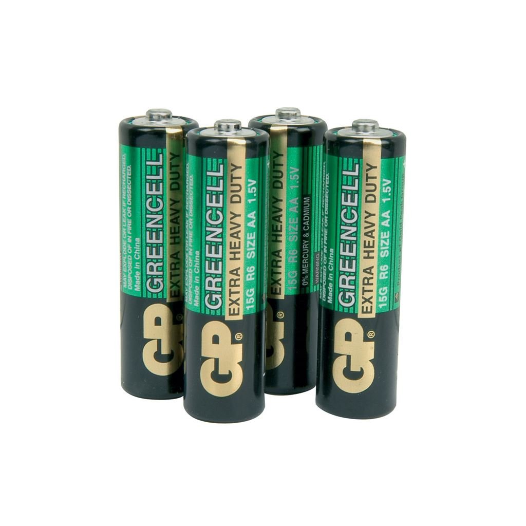 GP Batteries R06 1.5 V GREENCELL Mignon AA Battery (Pack of 4)