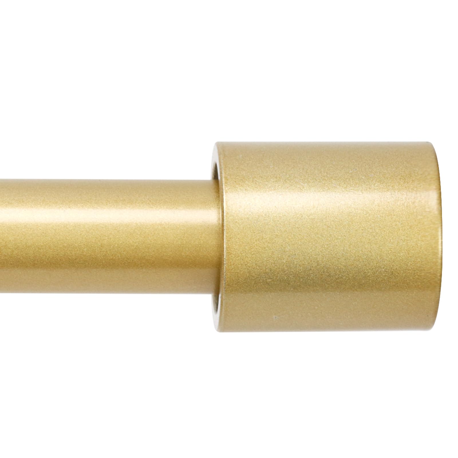 Photo 1 of Extra Long Curtain Rods for Windows 240 Inches, Adjustable Gold Curtain Rod for Outdoor 1 Inch Heavy Duty Modern Window Rods with Aluminum End Caps for Farmhouse Kitchen Bedroom Living Room