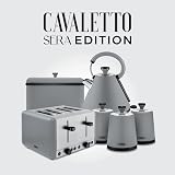 Tower Sera 4 Slice Toaster 1800W Grey with 6 Browning Levels Defrost Reheat view 5