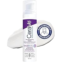 CeraVe Skin Renewing Nightly Exfoliating Treatment for Healthy Aging, Fine Lines, Wrinkles, Dullness and Pores. Face Serum wi