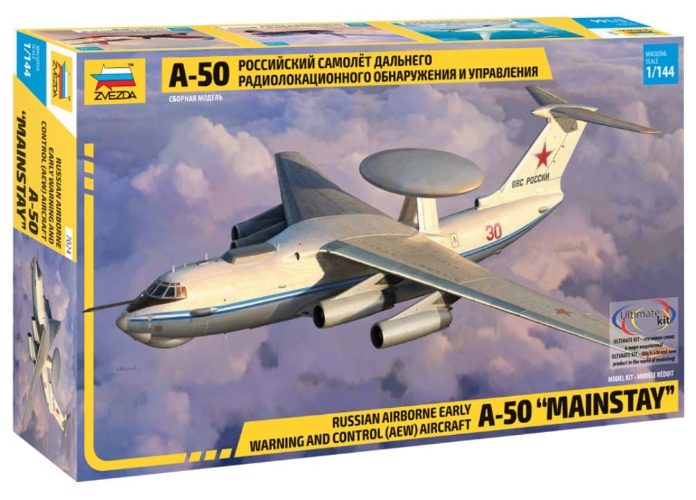 Zvezda 500787024-1:144 Beriev A-50 Mainstay, model building, model building, hobby, crafts, plastic construction kit