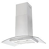 JOEAONZ Island Range Hood 36 inch 700 CFM, Ceiling