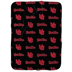 University of Utah Logo Pattern Sherpa