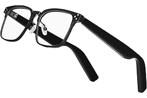 YUXIMAOYI Smart Glasses Men,Bluetooth Audio Smart Glasses,Anti Blue Light Bluetooth Glasses for Women and Men,Open Ear Sound with Mic & Speakers