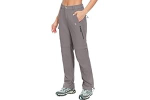 Little Donkey Andy Women's Convertible Hiking Pants –Zip-Off, Quick Dry,Lightweight, Outdoor Pants with 7 Deep Pockets