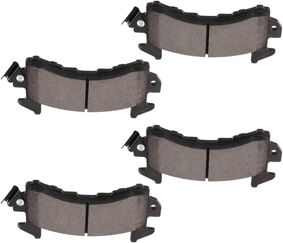 Aintier 4pcs Ceramic Brake Pads Sets fit for Buick Century/Regal/Riviera,Cadillac DeVille/Eldorado/Fleetwood/Seville,Chevy Blazer/Camaro/El Camino/LLV/Malibu/Monte Carlo/S10 Blazer