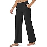 JOYCATCH Wide Leg Pants Women Stretch High Waist Comfy Yoga Pants for Dress Work Casual with Pockets