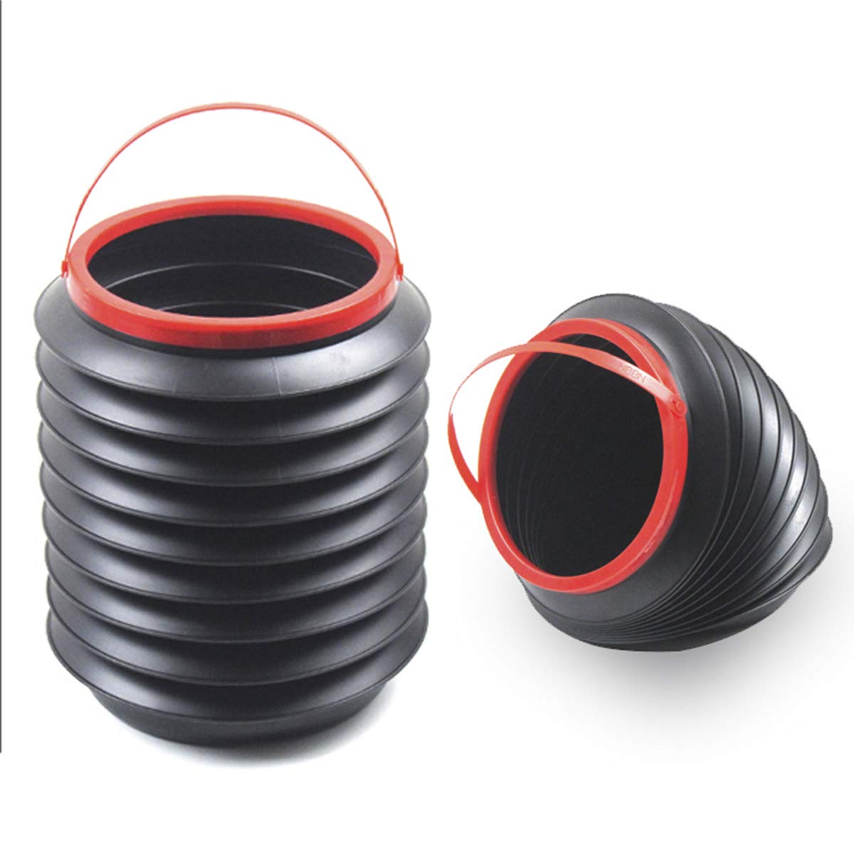 LVERSE 4L Creative Collapsible Bucket Multifunctional Water Container for Car Trash Tidy Organiser, Home Use, Fishing, Car Wash, Camping, Boating, Beach