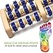 Bellesha Natural Health Foot Massage Roller Machine for Chinese Accupuncture Presure Points Great for Plantar Fasciitiis Achilles Tendonitis and Running Sores (Blue)